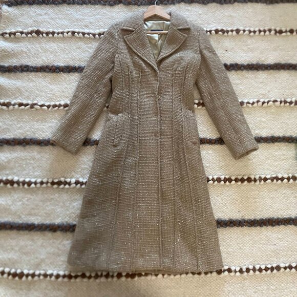 Alberta Ferretti Tweed Pattern Coat - Picture 2 of 7